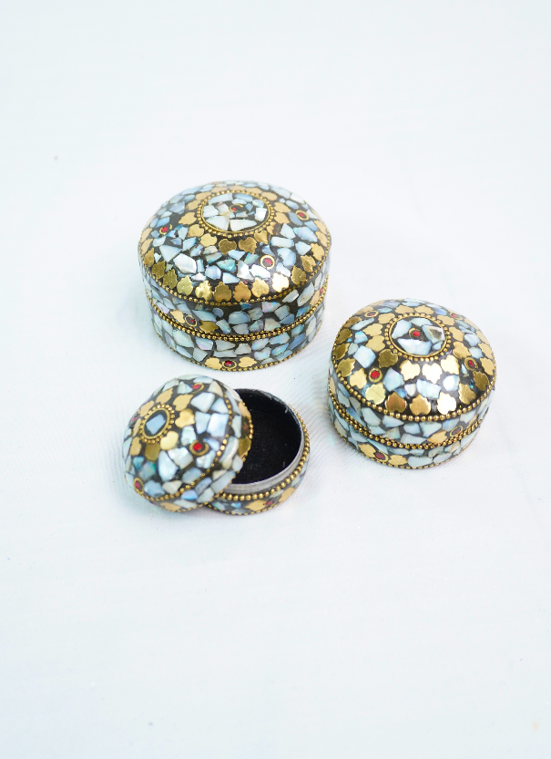 Cofre Piedra Martillada Set x 3