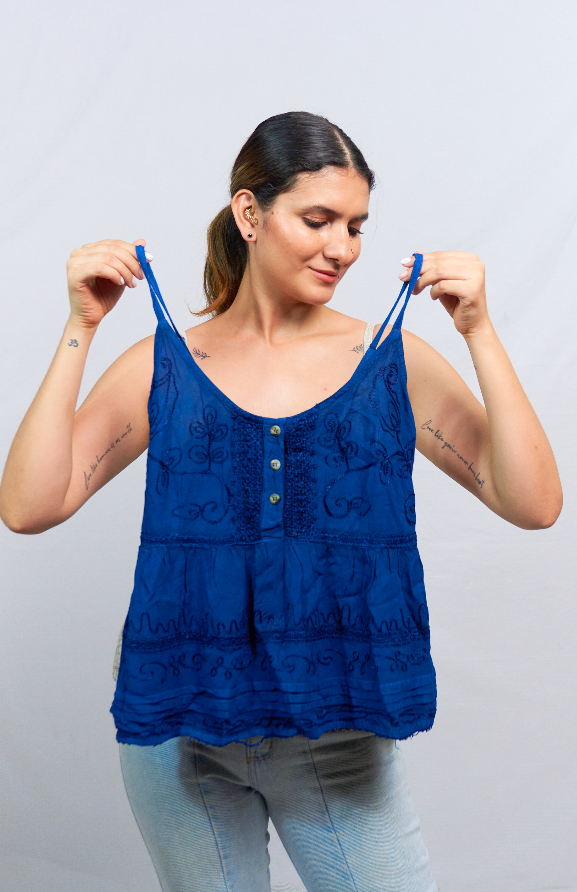 Blusas Tiras Barroco