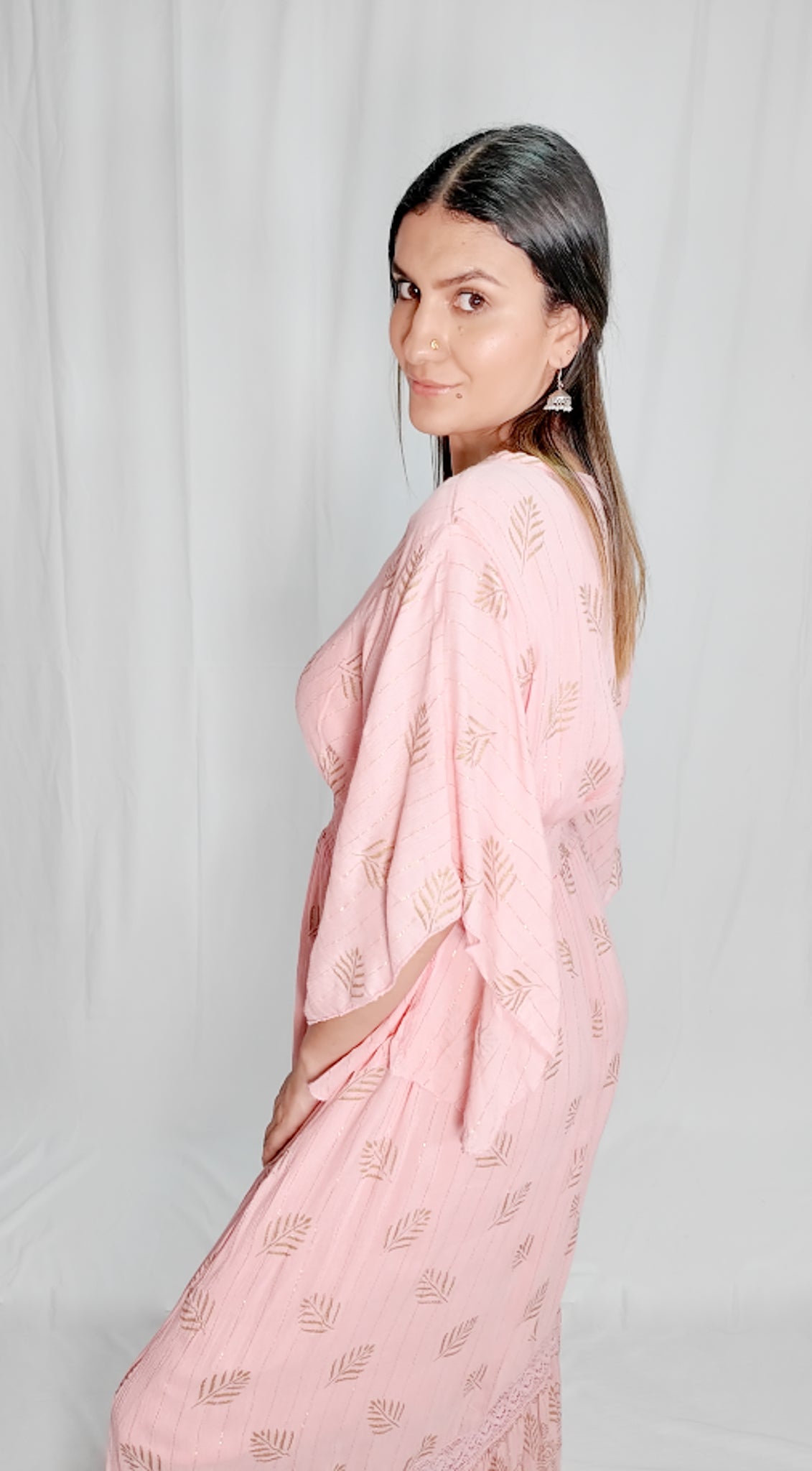 Vestido Boleros Rayón Rosado