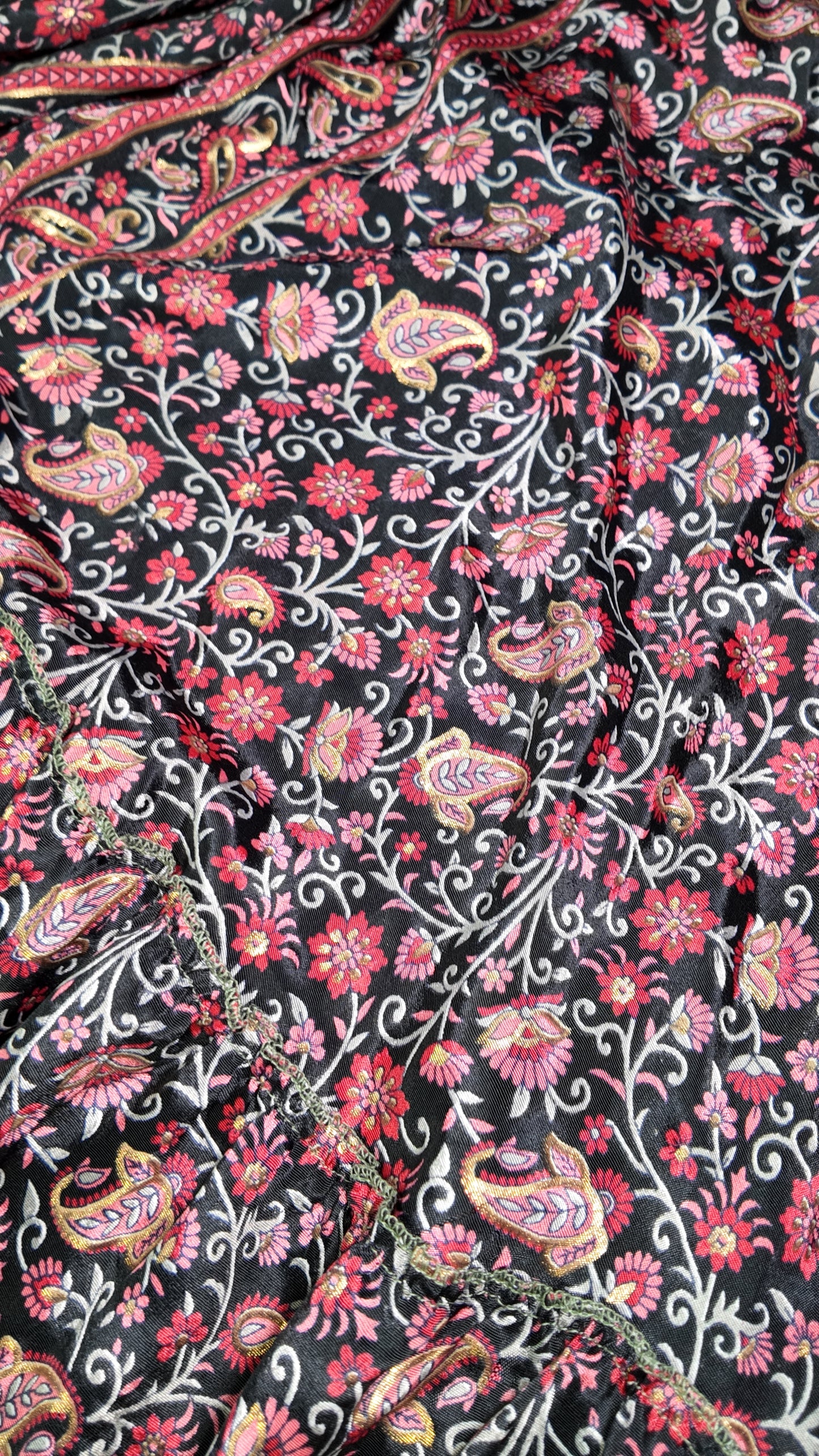 Vestido Largo Boleros Escote Profundo Negro/Rojo