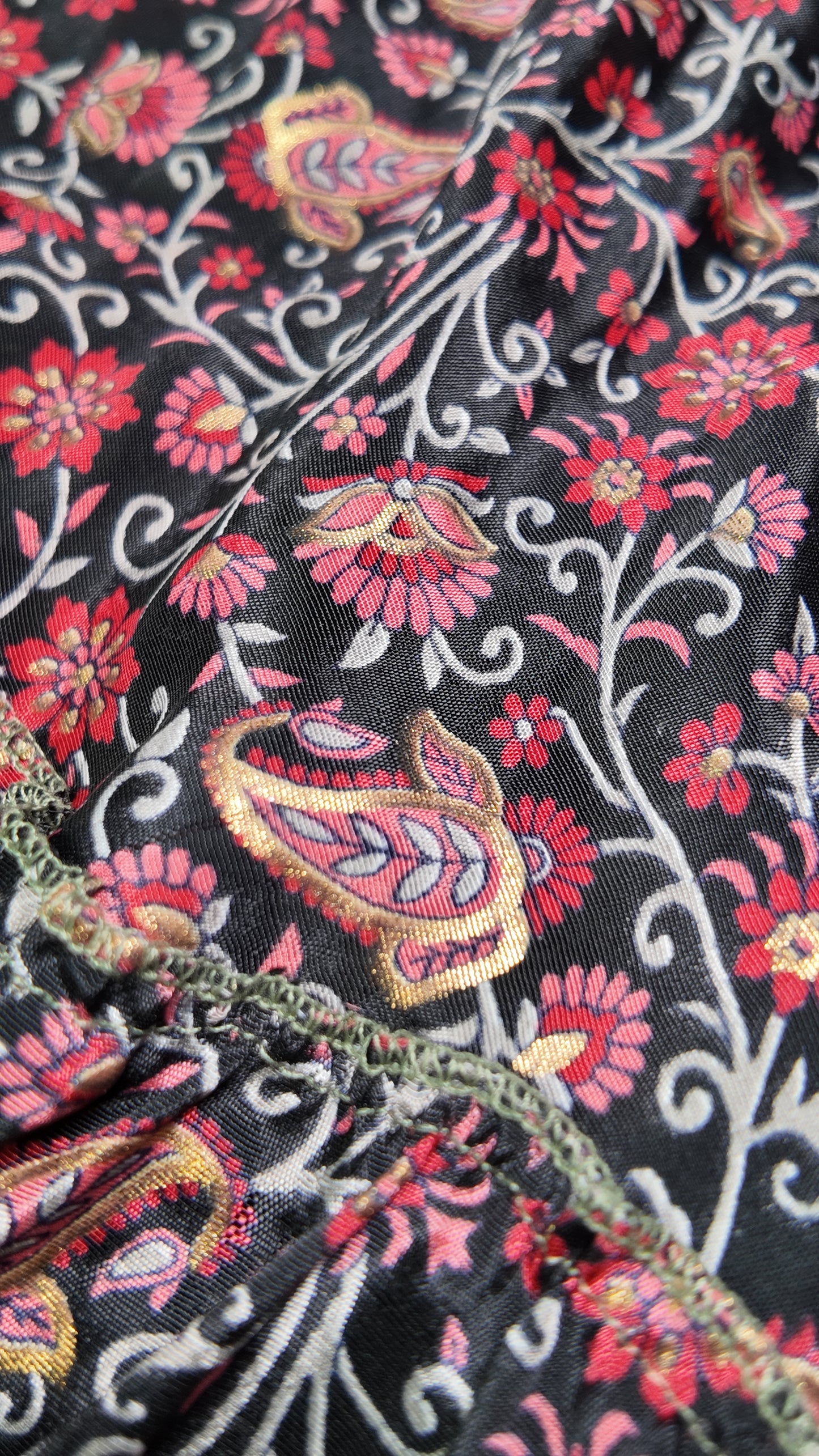 Vestido Largo Boleros Escote Profundo Negro/Rojo