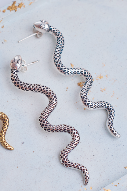 Aretes Serpiente