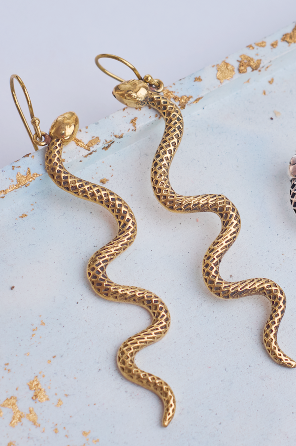 Aretes Serpiente