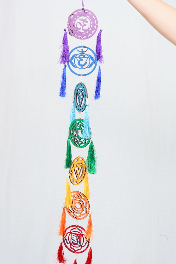 Colgante Chakras Penachos