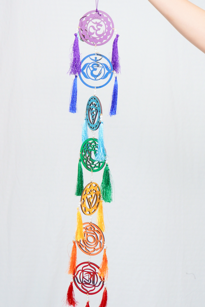 Colgante Chakras Penachos