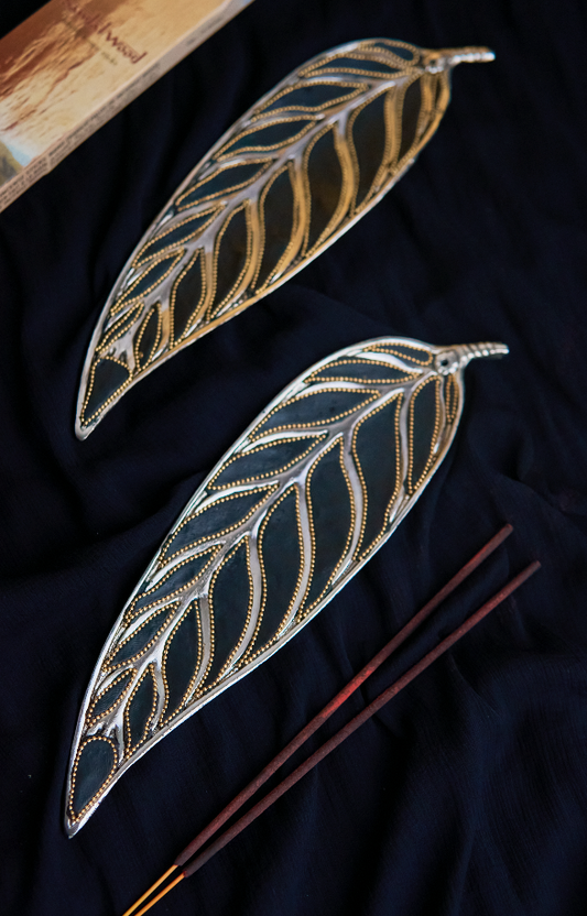 Portaincienso Pluma Negra