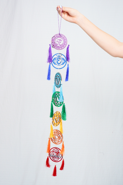 Colgante Chakras Penachos