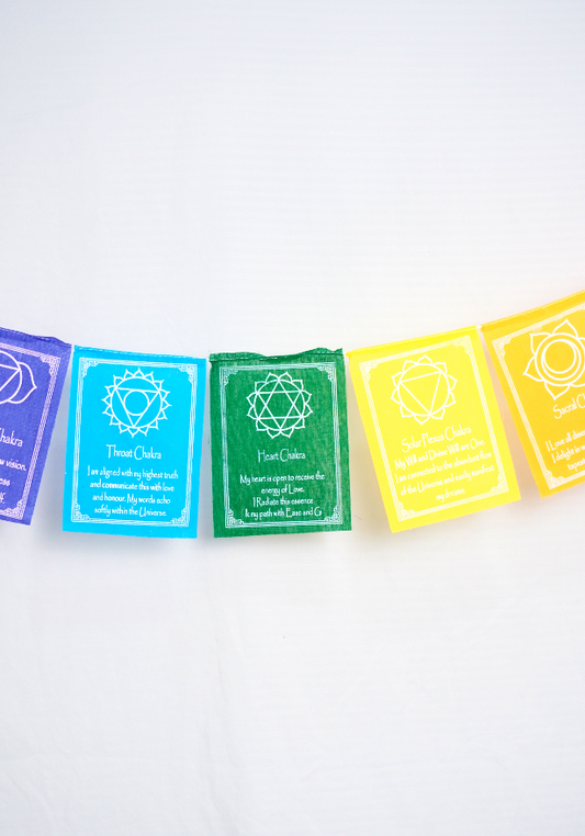 Banderín Chakra Mediano