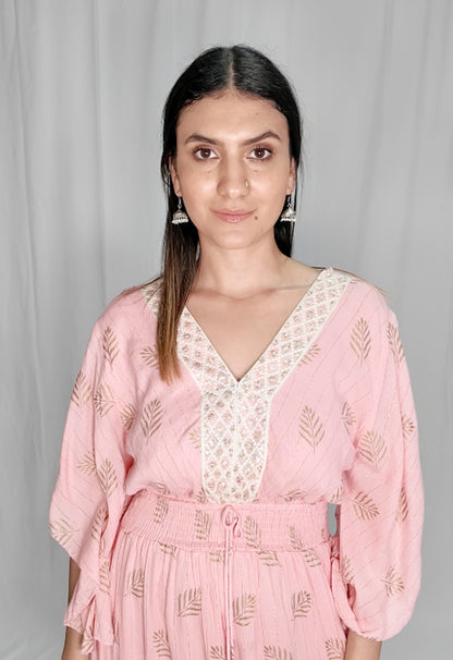 Vestido Boleros Rayón Rosado