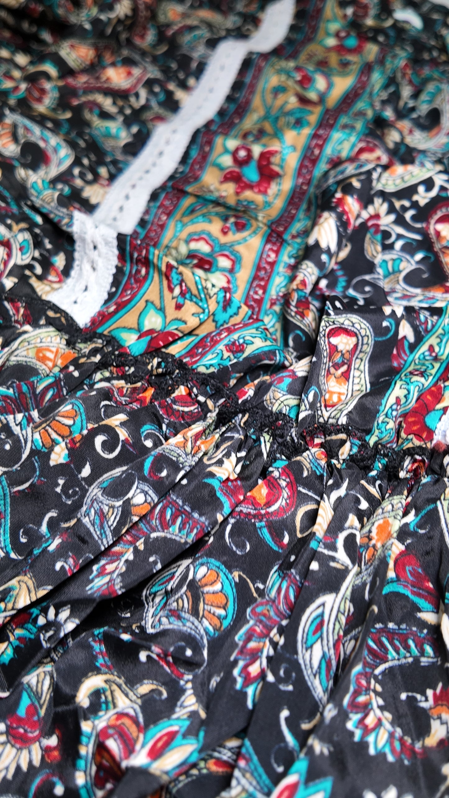 Vestido Corto Boleros Negro Multicolor