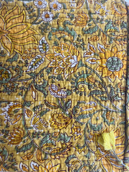 Sobre Algodón Block Printed