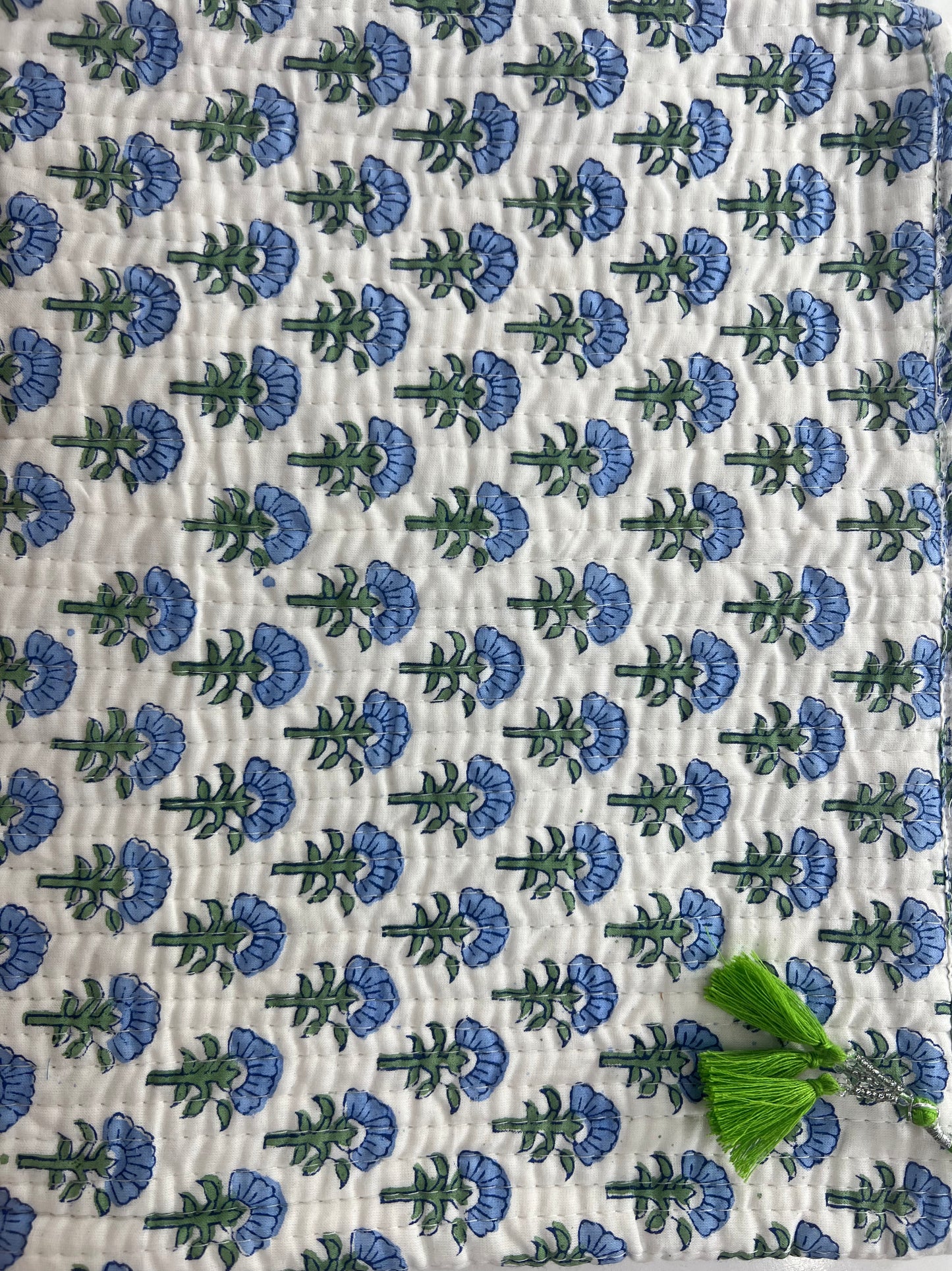 Sobre Algodón Block Printed
