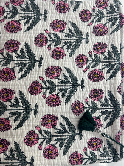 Sobre Algodón Block Printed